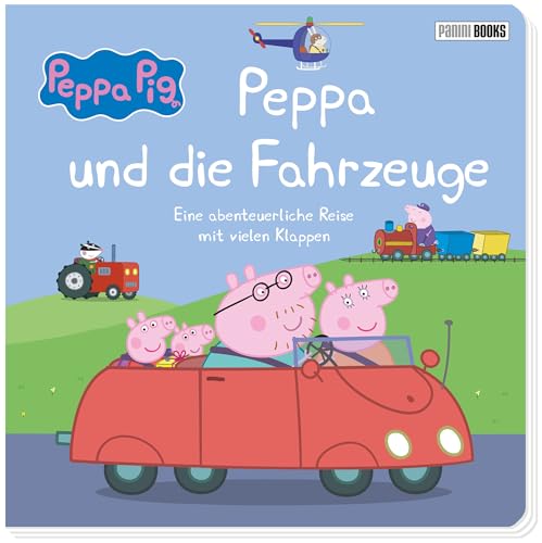 Peppa Pig: Peppa und die Fahrzeuge - Eine abenteuerliche Reise mit vielen Klappen: Pappbilderbuch mit Klappen Peppa Pig: Peppa und die Fahrzeuge - Eine abenteuerliche Reise mit vielen Klappen: Pappbilderbuch mit Klappen von Panini Verlags GmbH