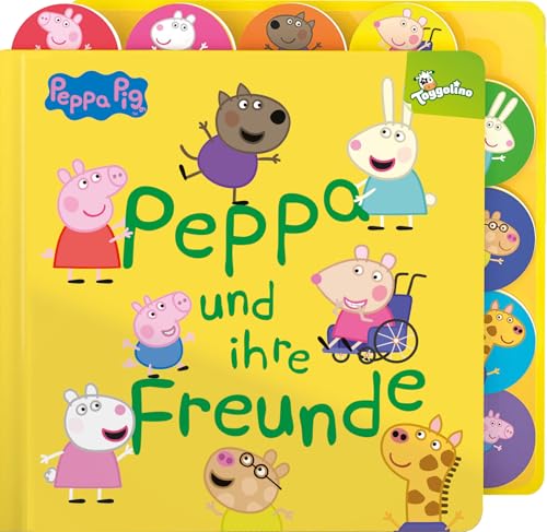 Peppa Pig: Peppa und ihre Freunde: Pappbilderbuch mit Register Peppa Pig: Peppa und ihre Freunde: Pappbilderbuch mit Register von Panini