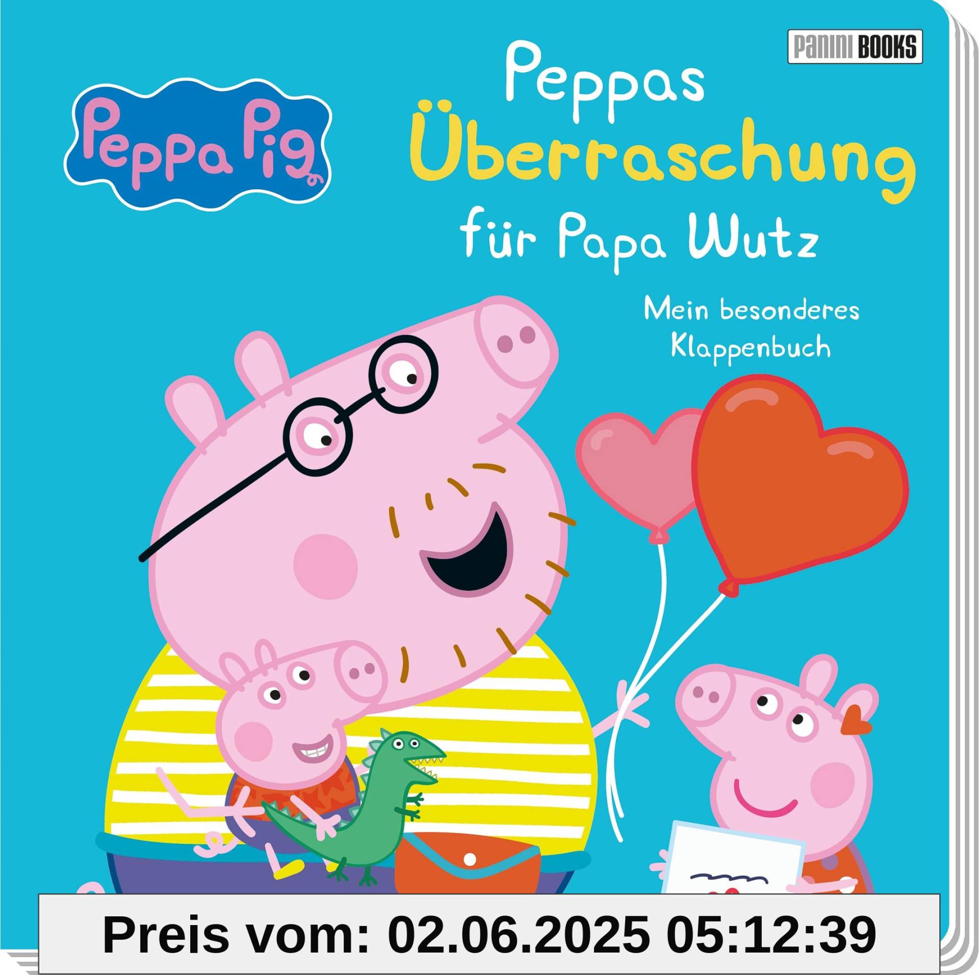 Peppa Pig: Peppas Überraschung für Papa Wutz - Mein besonderes Klappenbuch: Pappbilderbuch mit Klappen