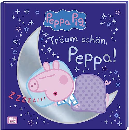 Peppa Wutz Bilderbuch: Träum schön, Peppa!: Mit glänzender Folie auf dem Cover | Für Kita-Kinder