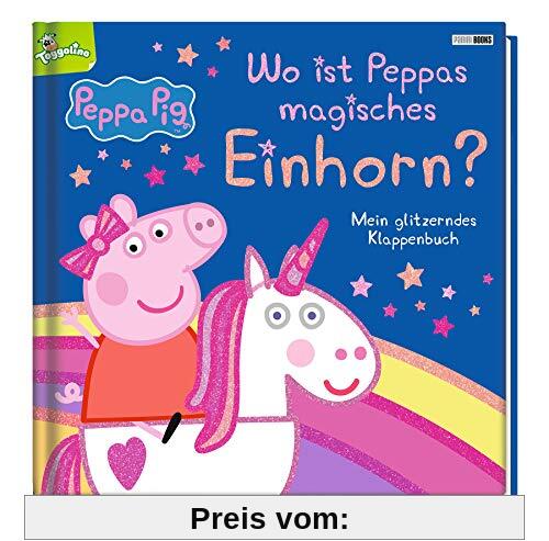 Peppa Pig: Wo ist Peppas magisches Einhorn? - Mein glitzerndes Klappenbuch: Pappbilderbuch mit Klappen