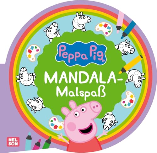 Peppa Wutz Ausmalbilder: MANDALA Malspaß von Nelson