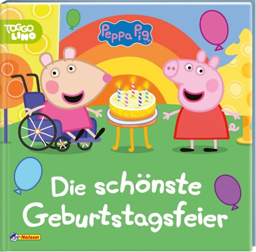 Peppa Wutz Bilderbuch: Die schönste Geburtstagsfeier: Für Kinder ab 3 Jahren mit Glitzer auf dem Cover