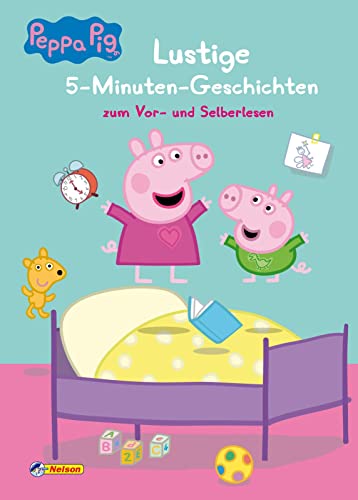 Peppa Wutz Gutenachtgeschichten: Lustige 5-Minuten-Geschichten: Zum Vor- und Selberlesen von Nelson Verlag