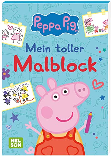 Peppa Wutz Ausmalbilder: Mein toller Malblock: Malvorlagen für Kinder ab 3 Jahren