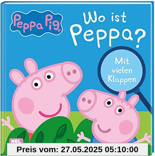 Peppa: Wo ist Peppa?: Bilderbuch mit vielen Klappen - zum Mitsuchen und Mitmachen ab 2 Jahren | Für Kita-Kinder (Peppa Pig)