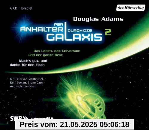 Per Anhalter durch die Galaxis 2, 6 Audio-CDs Per Anhalter durch die Galaxis 2, 6 Audio-CDs