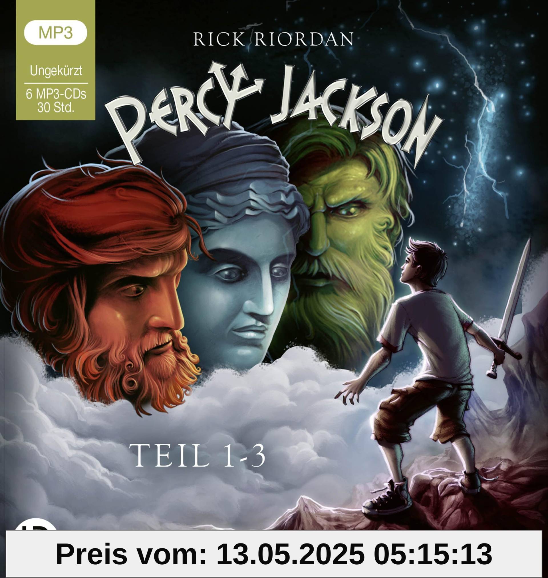 Percy Jackson - Teil 1-3: Diebe im Olymp | Im Bann des Zyklopen | Der Fluch des Titanen.