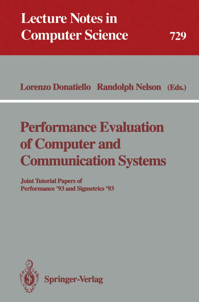 Performance Evaluation of Computer and Communication Systems von Springer Berlin Heidelberg