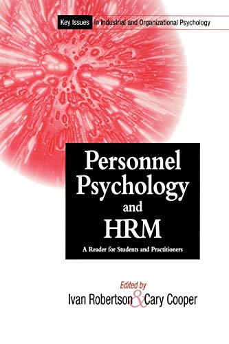 Personnel Psychology and HRM: A Reader for Students and Practitioners (Key Issues in Industrial & Organizational Psychology) von Wiley-Blackwell