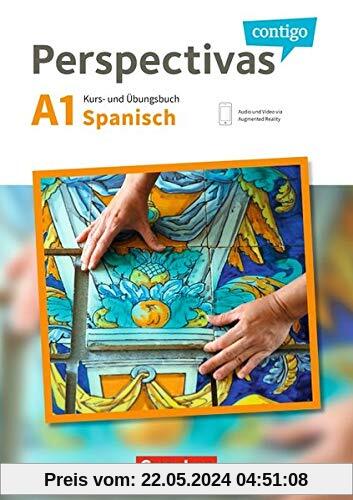 Perspectivas contigo: A1 - Kurs- und Übungsbuch mit Vokabeltaschenbuch: Mit PagePlayer-App inkl. Audios und Videos sowie Lösungsheft als Download