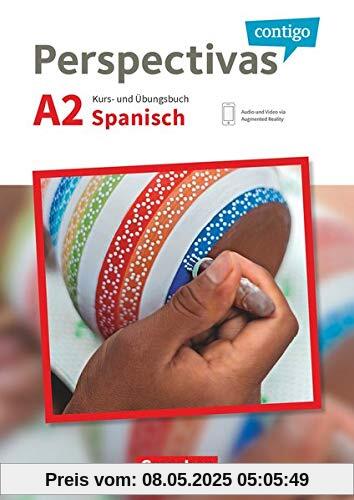 Perspectivas contigo: A2 - Kurs- und Übungsbuch mit Vokabeltaschenbuch: Mit PagePlayer-App inkl. Audios, Videos und Übungen sowie Lösungen als Download (Perspectivas contigo - Spanisch für Erwachsene)