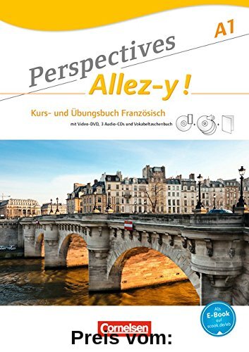 Perspectives - Allez-y !: A1 - Kurs- und Übungsbuch mit Lösungsheft und Vokabeltaschenbuch: Inkl. komplettem Hörmaterial (3 CDs) und Video-DVD