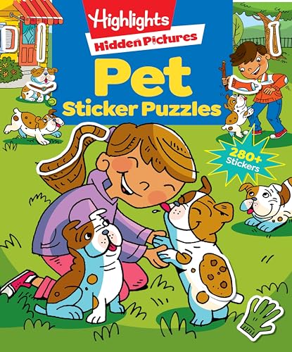 Pet Sticker Puzzles (Highlights Sticker Hidden Pictures) von Highlights Press