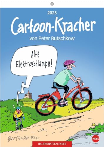 Peter Butschkow: Cartoon-Kracher Halbmonatskalender 2025: Geschenkidee vom Feinsten für alle Fans des deutschen Cartoonisten: Der Humor-Kalender 2025 im Format 21 x 29,7 cm Peter Butschkow: Cartoon-Kracher Halbmonatskalender 2025: Geschenkidee vom Feinsten für alle Fans des deutschen Cartoonisten: Der Humor-Kalender 2025 im Format 21 x 29,7 cm