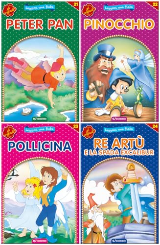 Peter Pan-Pinocchio-Pollicina-Re Artù e la spada Excalibur. Leggimi una fiaba. Ediz. illustrata Peter Pan-Pinocchio-Pollicina-Re Artù e la spada Excalibur. Leggimi una fiaba. Ediz. illustrata von Edibimbi
