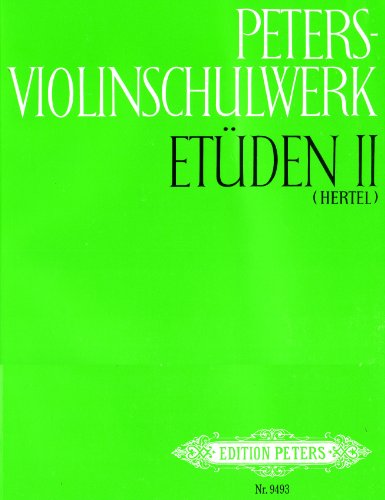 Peters-Violinschulwerk: Etüden, Band 2