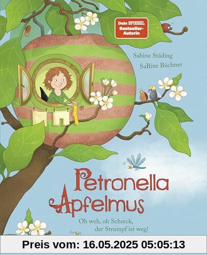 Petronella Apfelmus - Oh weh, oh Schreck, der Strumpf ist weg!: Die kleine Apfelhexe geht auf große Sockensuche - Bilderbuch für Kinder ab 4 Jahren
