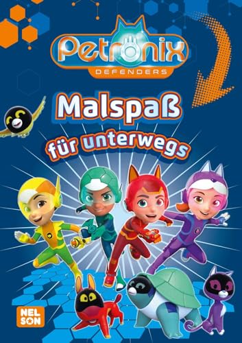 Petronix Defenders: Malspaß für unterwegs: Malblock mit mehr als 60 Ausmalmotiven für Kinder (ab 4 Jahren) von Nelson