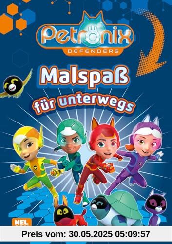 Petronix Defenders: Malspaß für unterwegs: Malblock mit mehr als 60 Ausmalmotiven für Kinder (ab 4 Jahren)