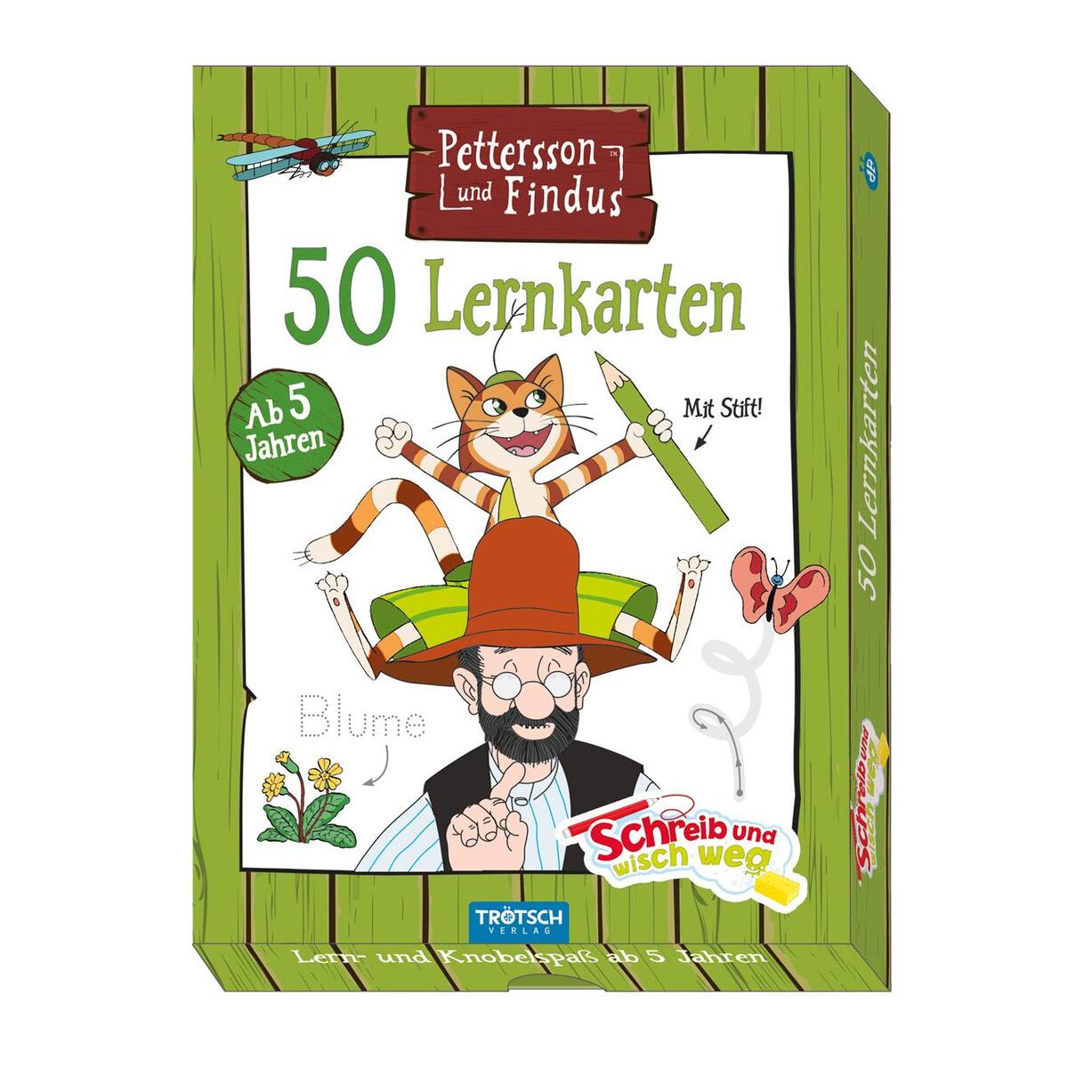 Petterson und Findus: 50 Lernkarten »Schreib und wisch weg« Petterson und Findus: 50 Lernkarten »Schreib und wisch weg«