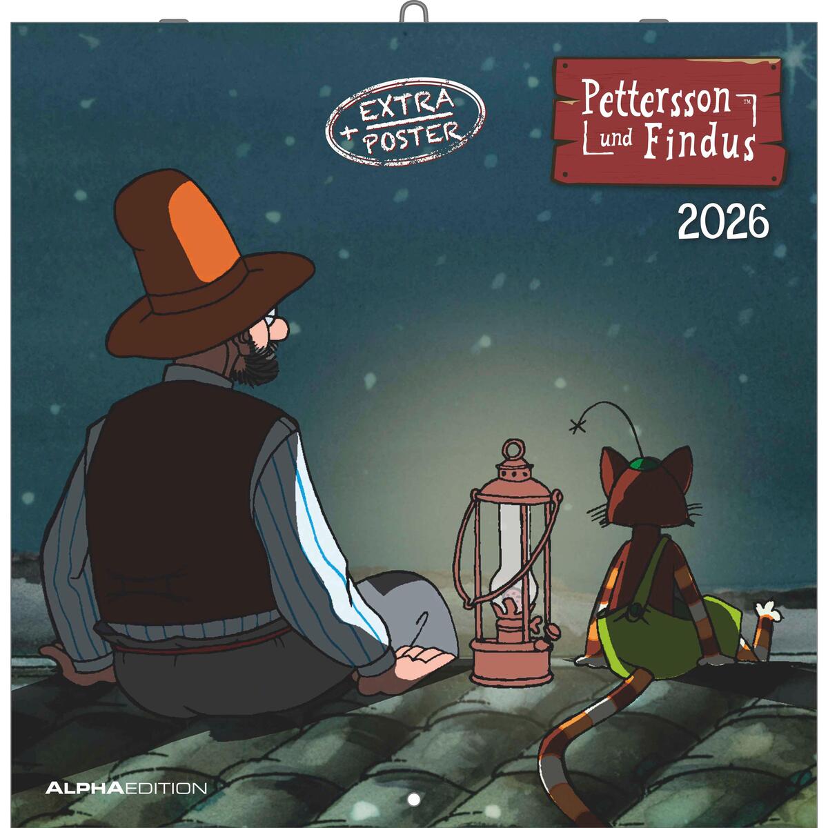 Pettersson &amp; Findus 2026 - Broschürenkalender 30x30 cm (30x60 geöffnet) - Kalend... von Neumann Verlage GmbH & Co