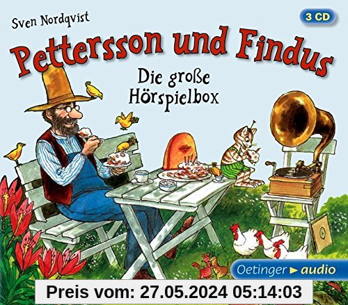 Pettersson und Findus - Die große Hörspielbox (3 CD): Hörspiele, 80 Min.