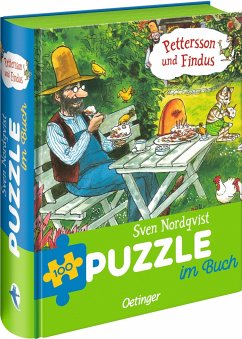 Pettersson und Findus. Puzzle im Buch. 100 Teile von Oetinger