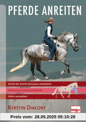 Pferde anreiten: Schritt für Schritt Vertrauen entwickeln - Fehler vermeiden