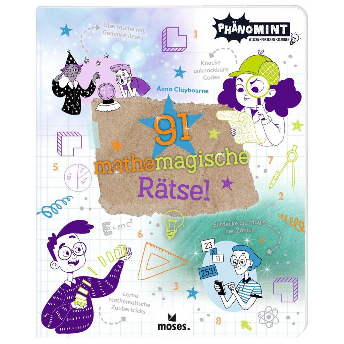 PhänoMINT »91 mathemagische Rätsel« PhänoMINT »91 mathemagische Rätsel« von Moses. Verlag GmbH