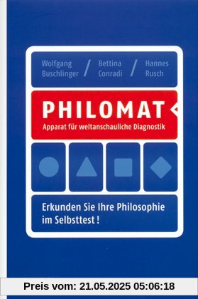 Philomat / Apparat für weltanschauliche Diagnostik. Erkunden Sie Ihre Philosophie im Selbsttest! Philomat / Apparat für weltanschauliche Diagnostik. Erkunden Sie Ihre Philosophie im Selbsttest!