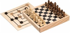 Philos 3094 - Schach-Mühle-Kombination, Mini, Reisespiel von Philos
