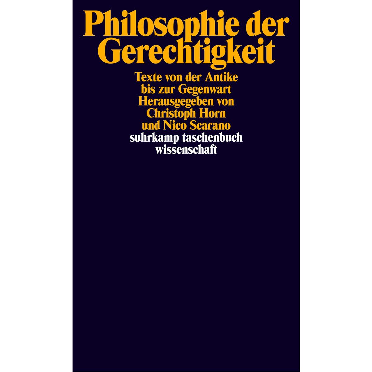 Philosophie der Gerechtigkeit Philosophie der Gerechtigkeit von Suhrkamp Verlag