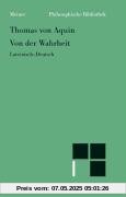 Philosophische Bibliothek Band 384: Von der Wahrheit - De veritate