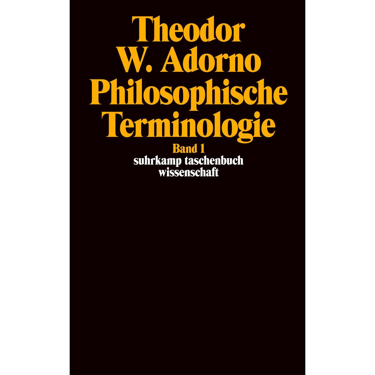 Philosophische Terminologie I von Suhrkamp Verlag