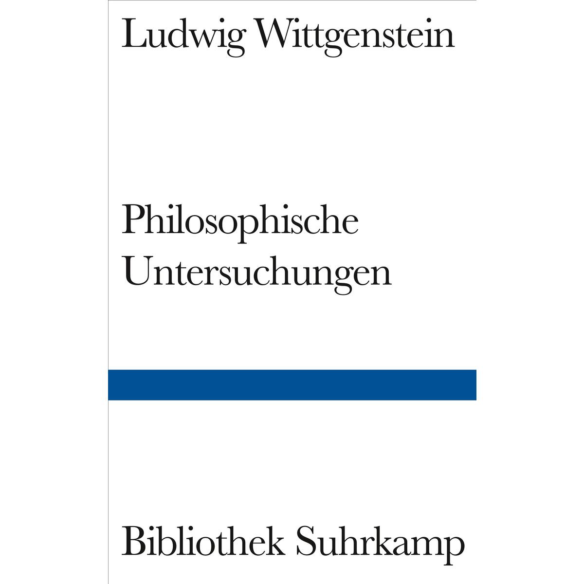 Philosophische Untersuchungen Philosophische Untersuchungen von Suhrkamp Verlag