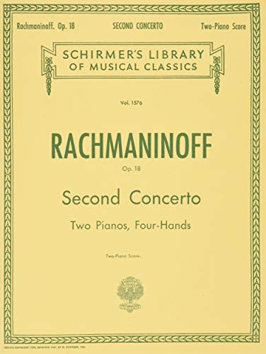 Sergei Rachmaninoff: Concertos for the Piano: (Schirmer's Library of Musical Classics): 2 Pianos 4 Hands