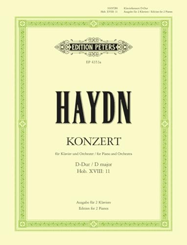 Piano Concerto in D Hob. Xviii:11 (Edition for 2 Pianos) (Edition Peters)