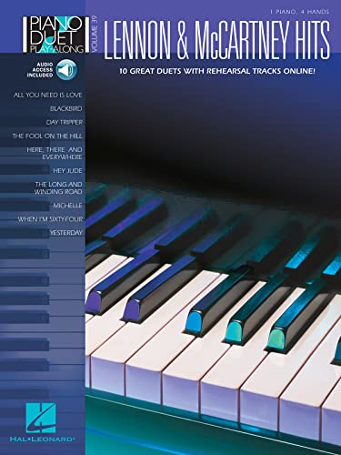 Piano Duet Play-Along Volume 39: Lennon & McCartney Hits: Play-Along, CD für Klavier 4-händig (Piano Duet Play-along, 39, Band 39) von Hal Leonard Europe