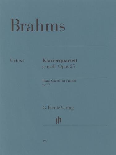 Piano Quartet g minor op. 25 [Partition] by Brahms Johannes von Culture plus