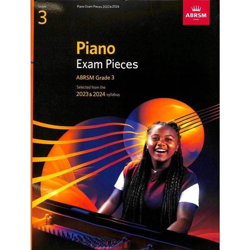 Piano exam pieces 3 - 2023 + 2024
