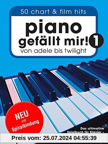 Piano gefällt mir! 50 Chart und Film Hits - Band 1 (Variante Spiralbindung). Von Adele bis Twilight. Das ultimative Spielbuch für Klavier - arrangiert von Hans-Günter Heumann