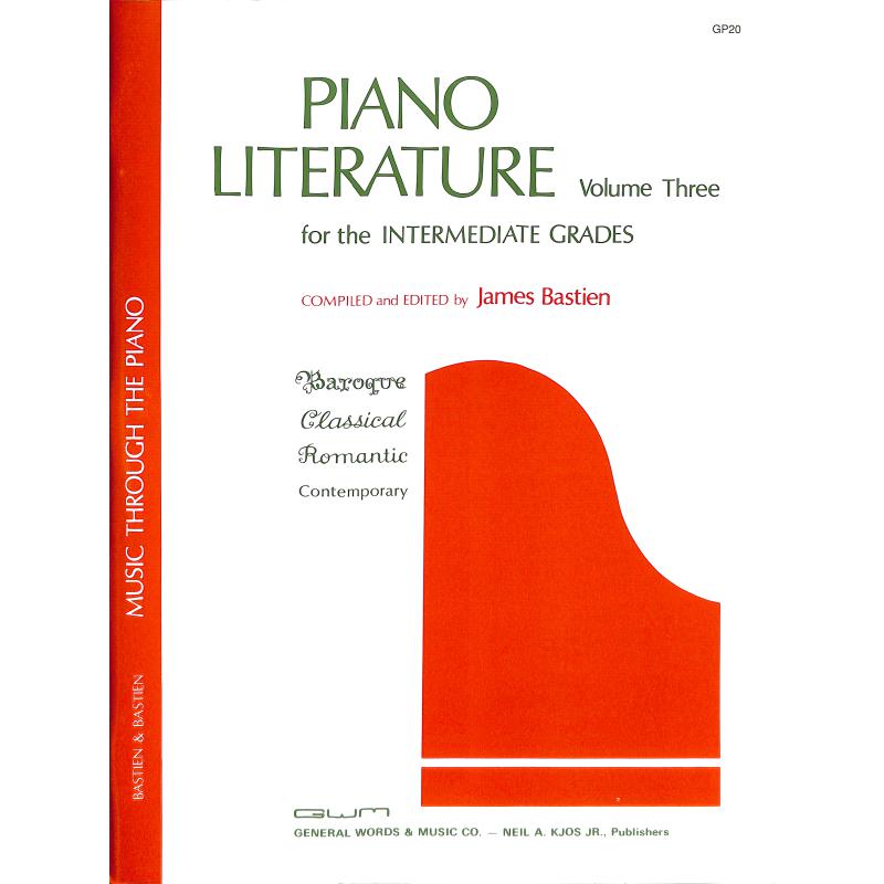 Piano literature 3 Piano literature 3