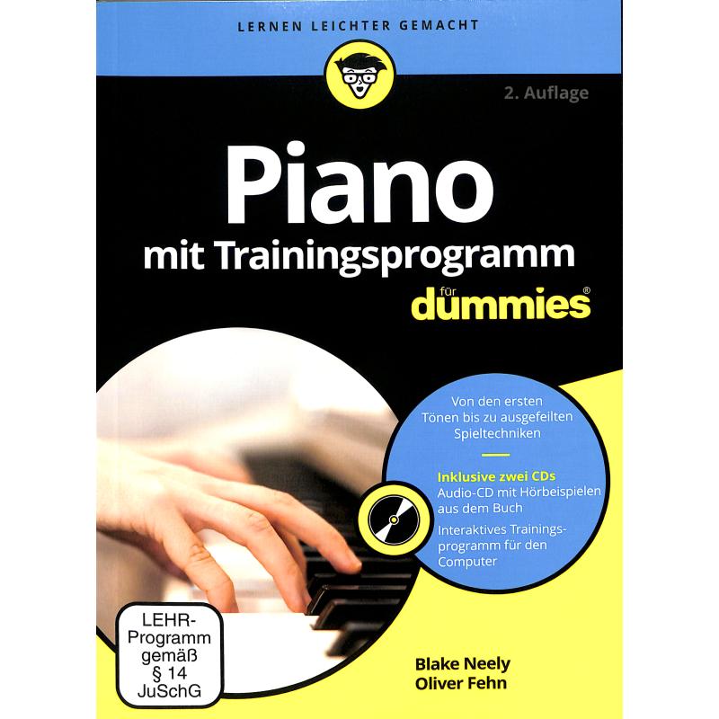 Piano mit Trainingsprogramm fuer Dummies