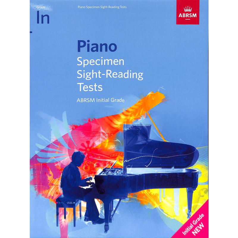 Piano specimen sight reading test initial grade