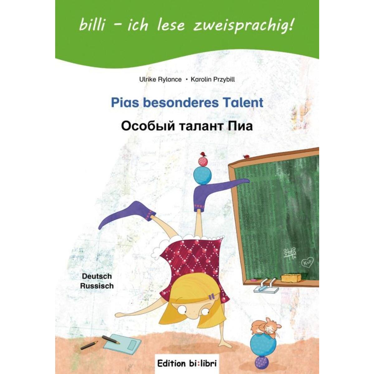 Pias besonderes Talent. Kinderbuch Deutsch-Russisch mit Leserätsel von Hueber Verlag GmbH