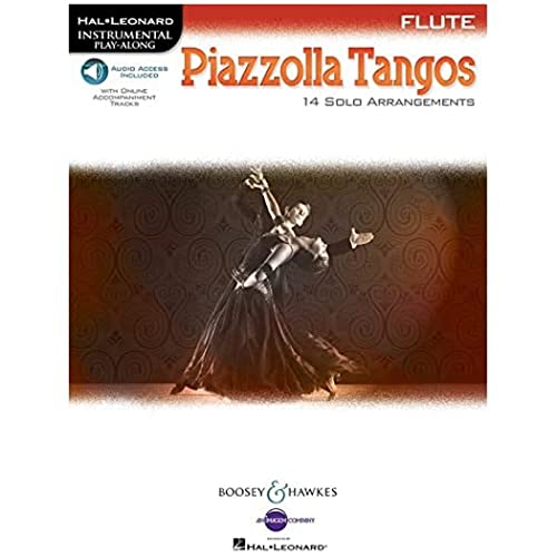 Piazzolla Tangos Flute: 14 Solo Arrangements. Flöte. Ausgabe mit Online-Audiodatei. (Hal Leonard Instrumental Play-Along)