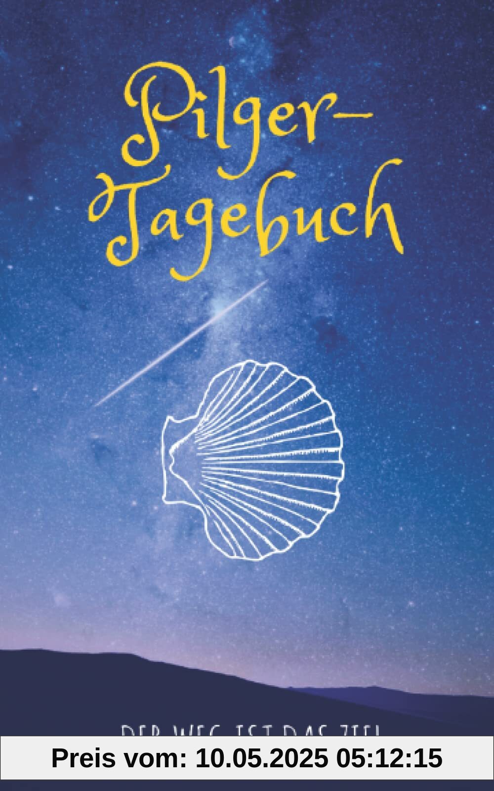 Pilger-Tagebuch: leichtes Tagebuch für den Jakobsweg, Größe XS, für bis zu 7 Wandertagen