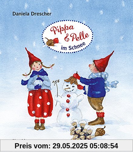 Pippa und Pelle im Schnee