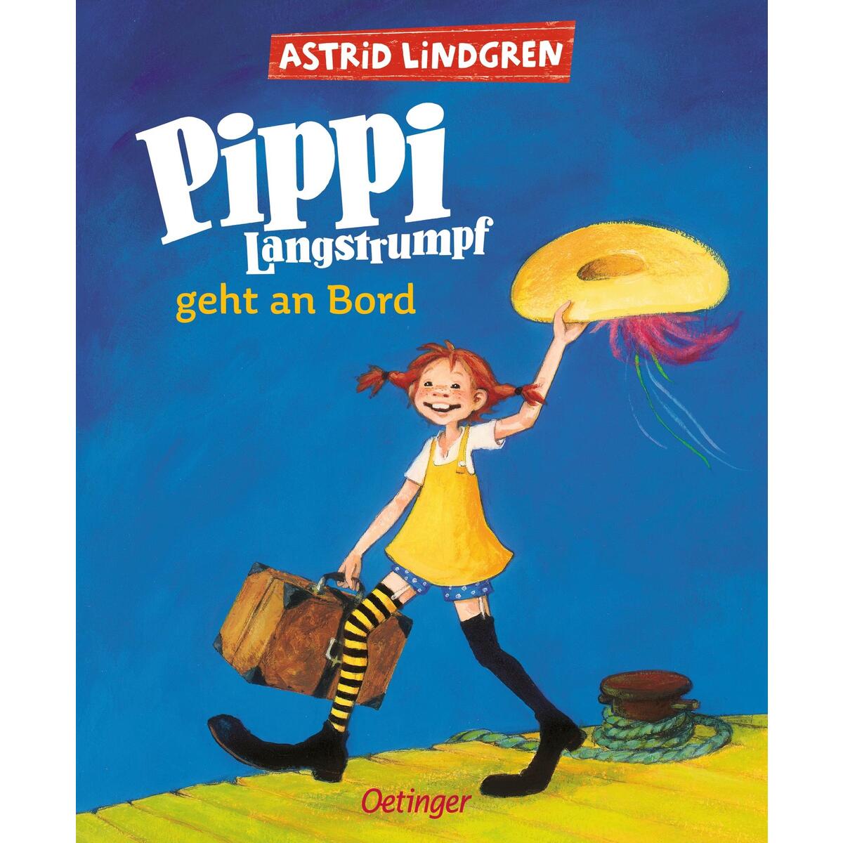Pippi Langstrumpf geht an Bord (farbig) von Oetinger